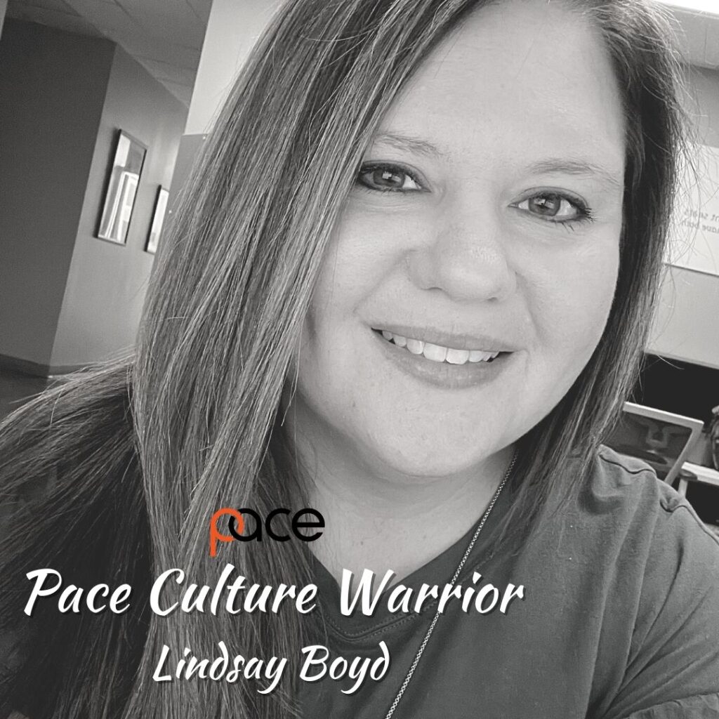 Pace Culture Warrior Lindsay Boyd